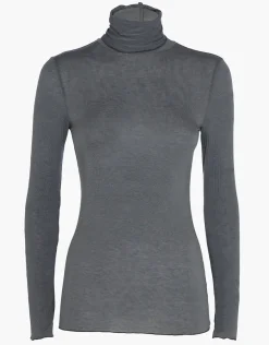 Donna LOVABLE Maglie-Maglia a collo alto e manica lunga in modal e cashmere, aciteREF# L0DVD