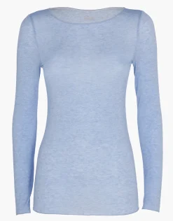Donna LOVABLE Maglie-Maglia con scollo a barchetta e manica lunga in modal e cashmere, REF# L0DVC