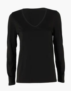 Donna LOVABLE Maglie-Maglia Manica Lunga Scollo a V Warm Sensation, REF# L0EJN