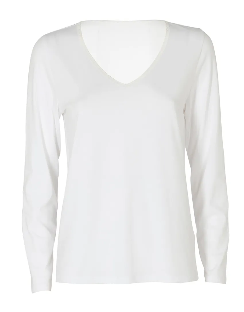 Donna LOVABLE Maglie-Maglia Manica Lunga Scollo a V Warm Sensation, REF# L0EJN