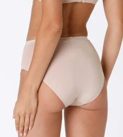 Donna LOVABLE Slip-Maxi slip Celebrity Minimizer in pizzo e microfibra, skinREF# L0AMW