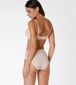 Donna LOVABLE Slip-Maxi slip Celebrity Minimizer in pizzo e microfibra, skinREF# L0AMW