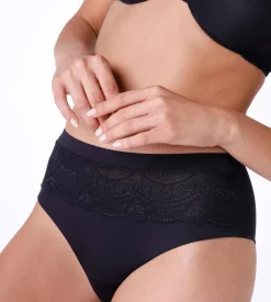 Donna LOVABLE Slip-Maxi slip Celebrity Minimizer, in pizzo e microfibra, REF# L0AMW