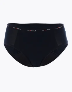 Donna LOVABLE Slip Da Ciclo Lavabili|Culotte-NUOVA Culotte da ciclo lavabile in cotone biologico certificato, colore , flusso abbondanteREF# L0DPL