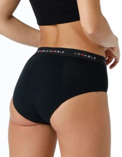 Donna LOVABLE Slip Da Ciclo Lavabili|Slip-NUOVO Slip alto da ciclo lavabile in cotone biologico certificato, colore , per flusso abbondanteREF# L0DPN
