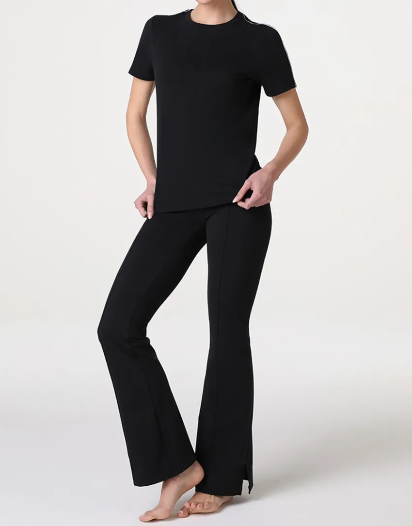 Donna LOVABLE Leggings E Joggers|Sport-Pantaloni a zampa Active Comfort, REF# LLDSB