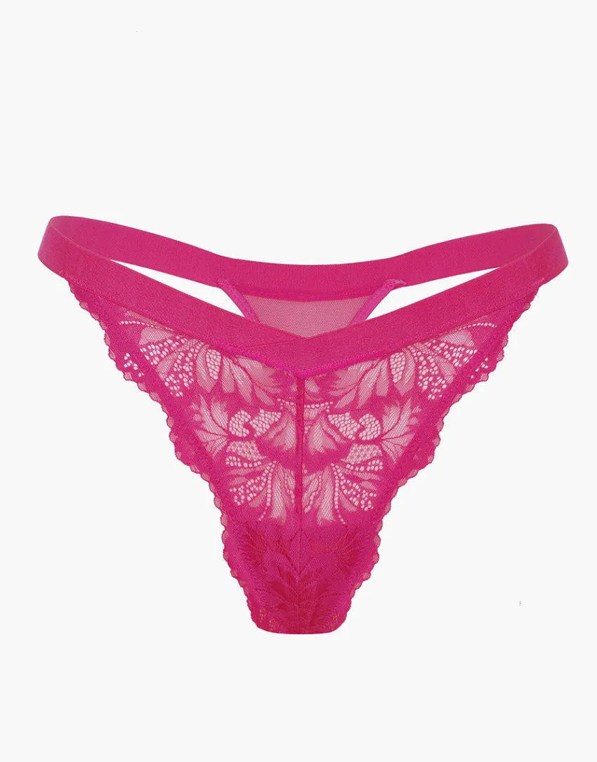 Donna LOVABLE Perizomi-Perizoma Petal Lace in pizzo, REF# L0EOK