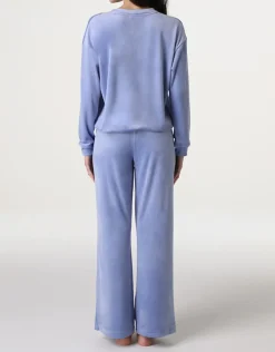 Donna LOVABLE Homewear|Pigiami Donna-Pigiama girocollo in Ciniglia, REF# L0ELH