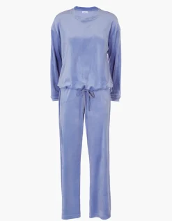 Donna LOVABLE Homewear|Pigiami Donna-Pigiama girocollo in Ciniglia, REF# L0ELH
