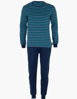 Uomo LOVABLE Pigiami-Pigiama Lungo Girocollo in Interlock, REF# L0E8Z
