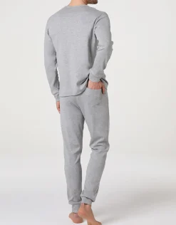Uomo LOVABLE Pigiami-Pigiama Lungo Girocollo Interlock, ngeREF# L0ESQ