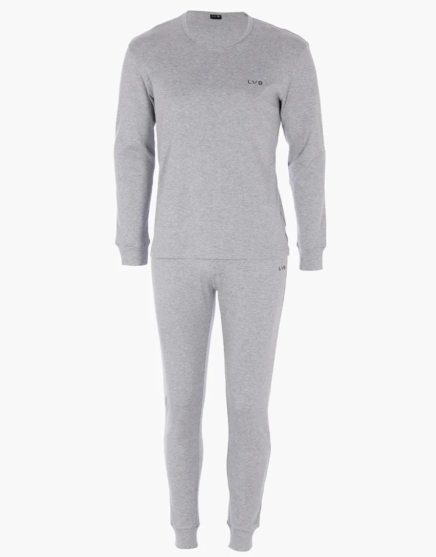 Uomo LOVABLE Pigiami-Pigiama Lungo Girocollo Interlock, ngeREF# L0ESQ