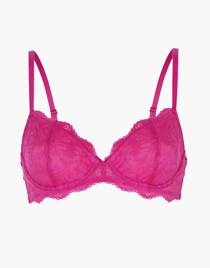 Donna LOVABLE Balconcino|Con Ferretto-Reggiseno Balconcino con Ferretto Petal Lace in pizzo, REF# L0EOH