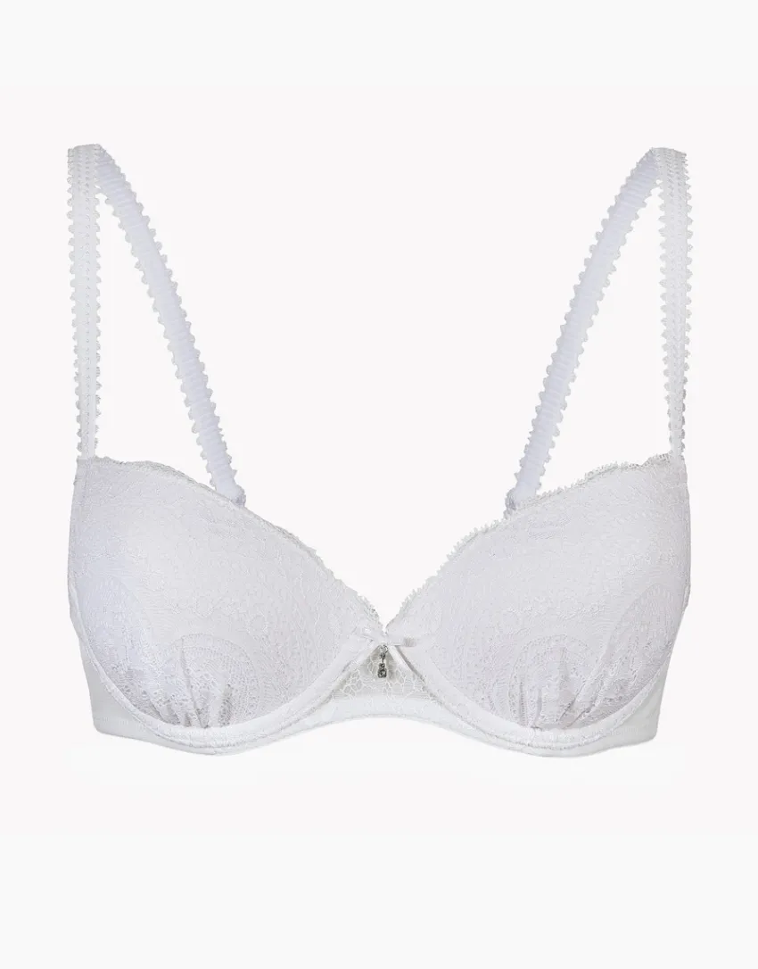Donna LOVABLE Coppa D|Coppa C-Reggiseno balconcino con ferretto e imbottitura Celebrity, , in pizzo elasticoREF# 04HX