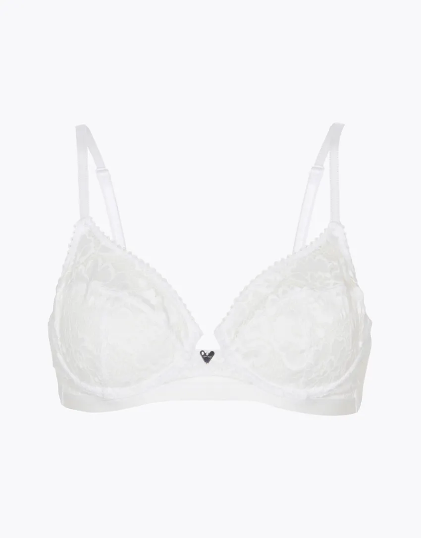 Donna LOVABLE Coppa E|Coppa D-Reggiseno con ferretto Anniversary Lace in pizzo riciclato e tulle, REF# L0CCE