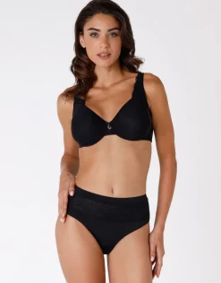 Donna LOVABLE Coppa F|Coppa E-Reggiseno con ferretto Celebrity Minimizer, in pizzo e microfibra, REF# L0AMV