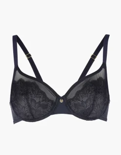 Donna LOVABLE Coppa E|Coppa D-Reggiseno con ferretto Feminine Elegance in pizzo e tulle, REF# L0E97