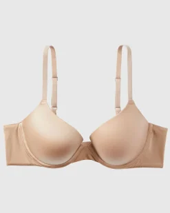 Donna LOVABLE Coppa F|Coppa E-Reggiseno con ferretto imbottito Smooth Comfort in microfibra lucida, skinREF# L0DZL