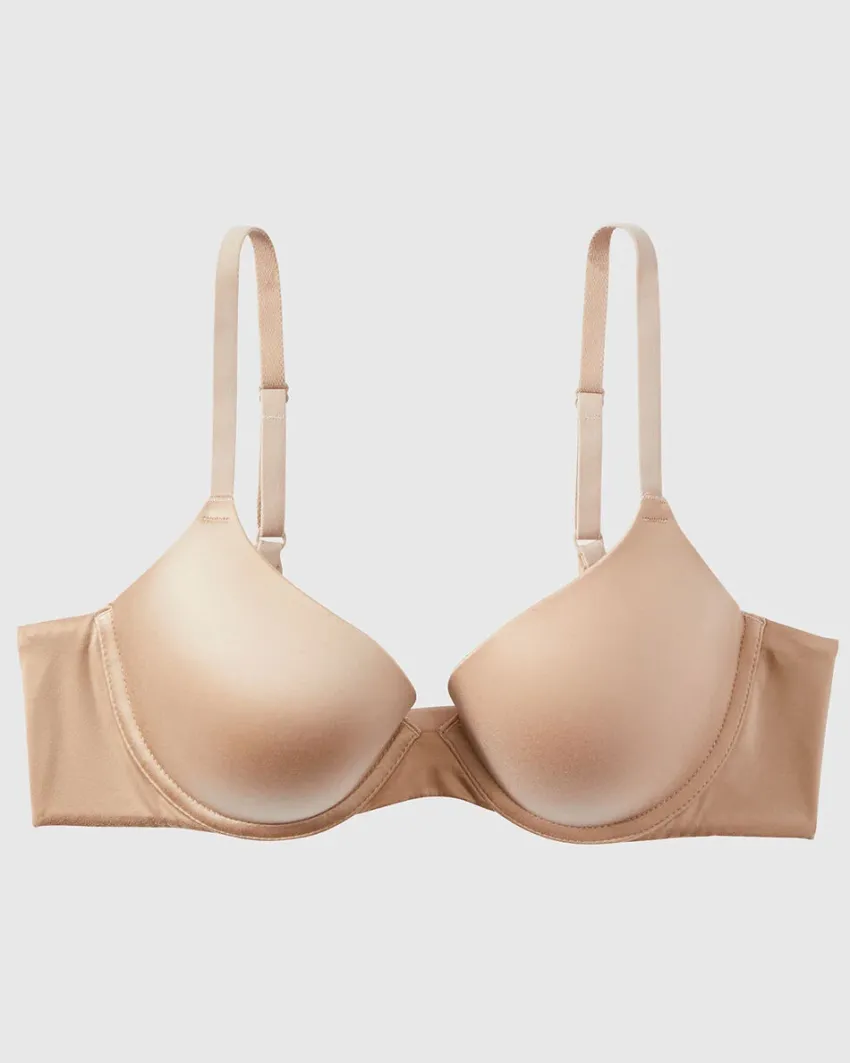 Donna LOVABLE Coppa F|Coppa E-Reggiseno con ferretto imbottito Smooth Comfort in microfibra lucida, skinREF# L0DZL