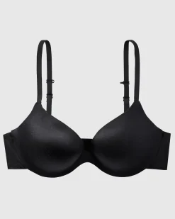 Donna LOVABLE Coppa D|Coppa C-Reggiseno con ferretto Push-up Smooth Comfort in microfibra lucida, REF# L0DOO