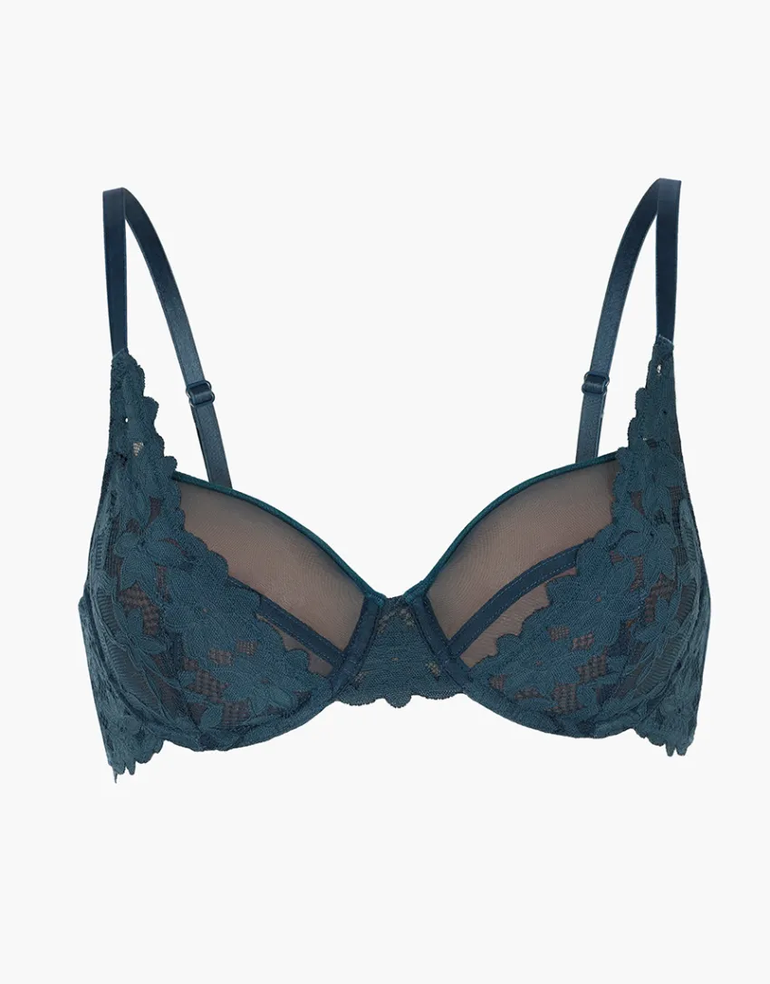 Donna LOVABLE Con Ferretto-Reggiseno con Ferretto Ribbon Lace in pizzo, REF# L0ENY