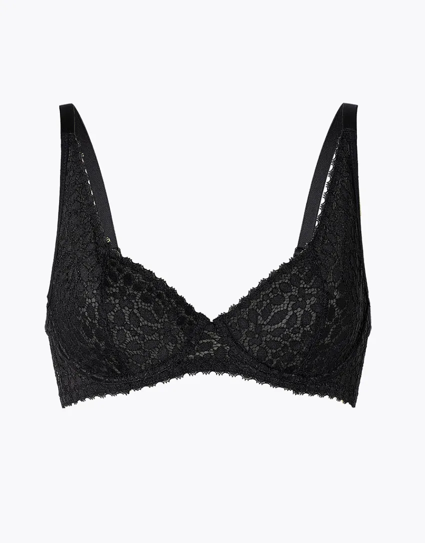 Donna LOVABLE Coppa E|Coppa D-Reggiseno con ferretto taglio a 2 Value Elegance in pizzo elastico, REF# L0DFE
