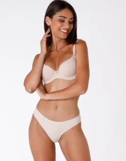 Donna LOVABLE Coppa D|Coppa C-Reggiseno ferretto balconette leggermente imbottito Sensual Touch , in morbida microfibra. Comfort estremoREF# 4142