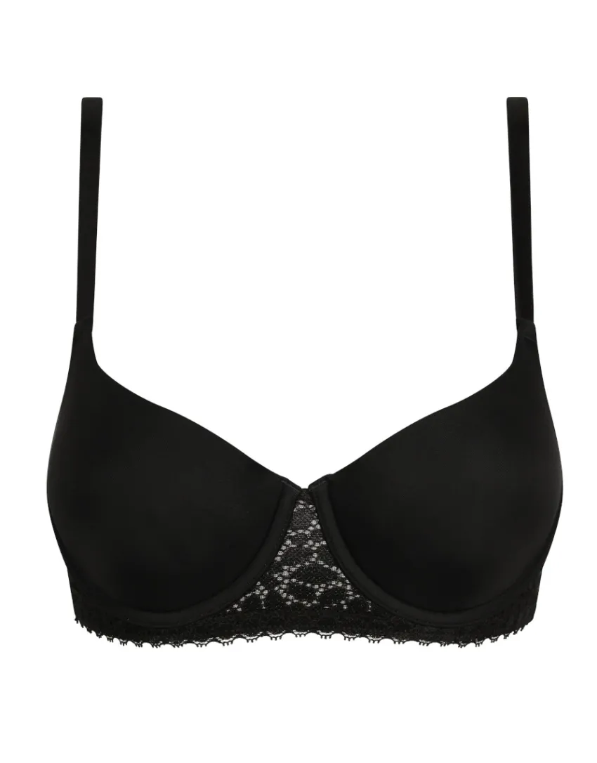 Donna LOVABLE Coppa D|Coppa C-Reggiseno imbottito con ferretto Value Elegance in microfibra e pizzo, REF# L0E3Z