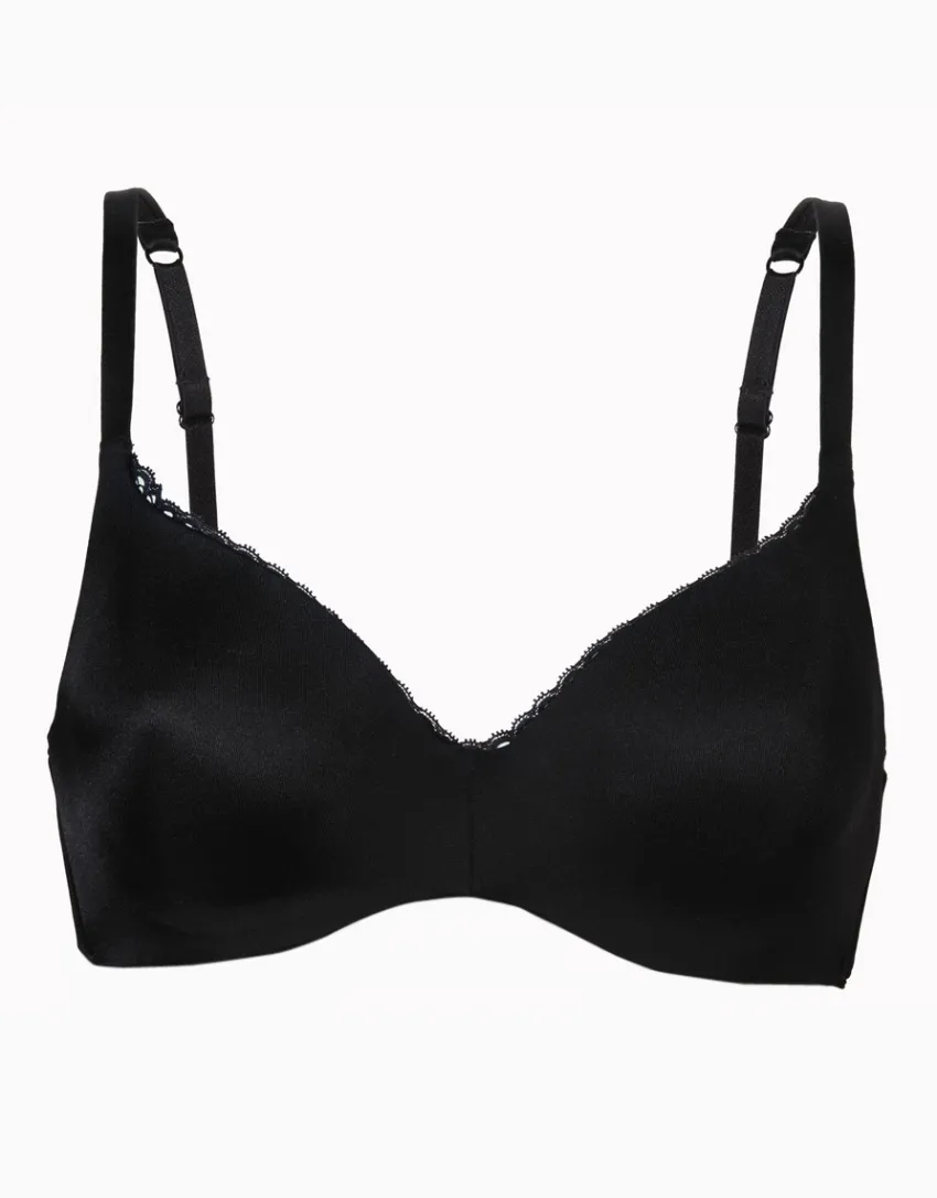 Donna LOVABLE Coppa D|Coppa C-Reggiseno leggermente imbottito 24H lift con sistema infilo-sfilo ferretto in microfibra, REF# 4125