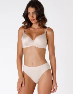Donna LOVABLE Coppa D|Coppa C-Reggiseno leggermente imbottito 24H lift con sistema infilo-sfilo ferretto in microfibra, REF# 4125
