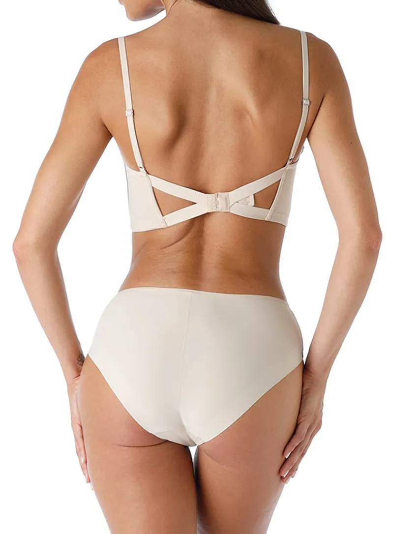 Donna LOVABLE Coppa D|Coppa C-Reggiseno push up invisible, skinREF# L0DEI