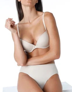 Donna LOVABLE Coppa D|Coppa C-Reggiseno Push-Up con ferretto Invisible Secret in microfibra, skinREF# L0DOD