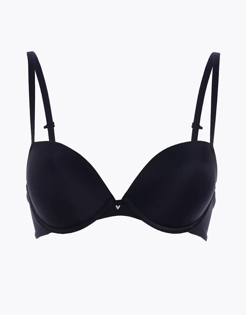 Donna LOVABLE Coppa D|Coppa C-Reggiseno Push-Up con ferretto Invisible Secret in microfibra, REF# L0DOD