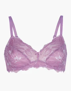 Donna LOVABLE Senza Ferretto-Reggiseno Senza Ferretto Floral Lace in pizzo elastico, REF# L0DYY