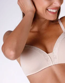 Donna LOVABLE Coppa B|Imbottiti-Reggiseno senza ferretto leggermente imbottito Sensual Touch , in morbida microfibra. Comfort estremoREF# 4152