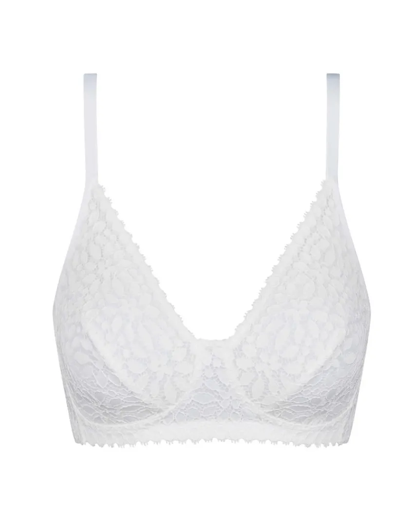 Donna LOVABLE Coppa D|Coppa C-Reggiseno senza ferretto Value Elegance in pizzo elastico, REF# L0DFF