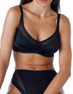 Donna LOVABLE Coppa E|Coppa D-Reggiseno senza ferretto Modern Shaping in microfibra, REF# L0CVO