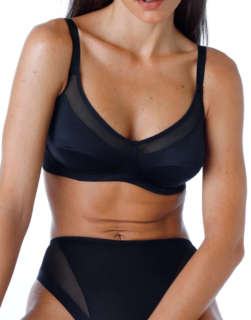 Donna LOVABLE Coppa E|Coppa D-Reggiseno senza ferretto Modern Shaping in microfibra, REF# L0CVO