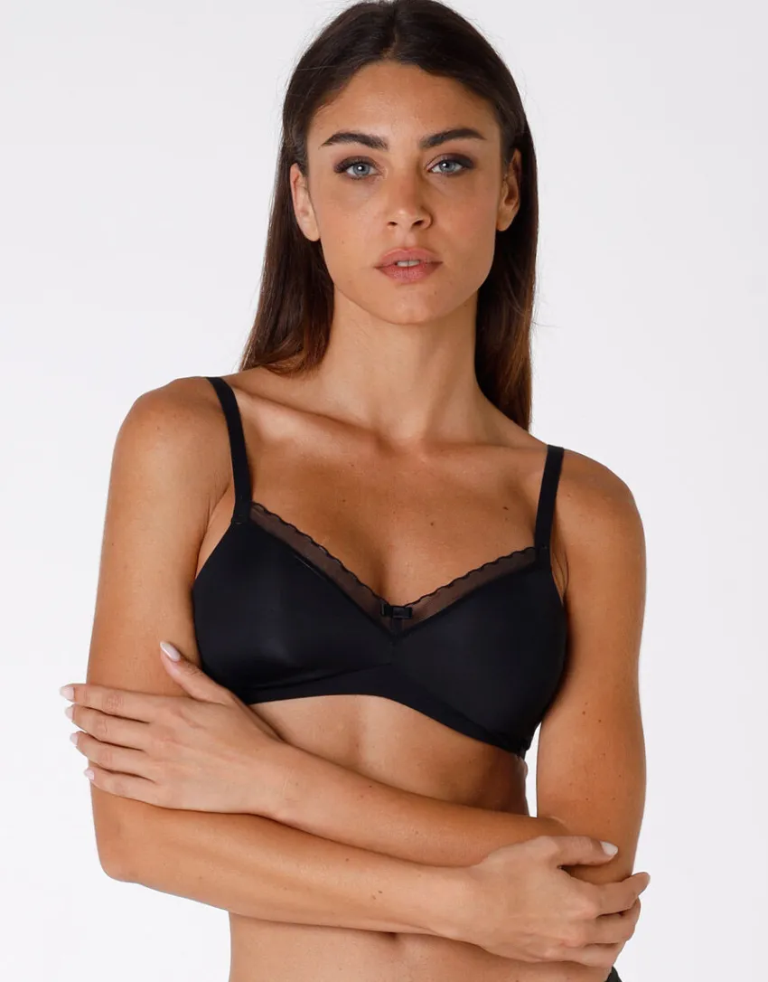 Donna LOVABLE Coppa D|Coppa C-Reggiseno senza ferretto My Daily Comfort in microfibra, REF# 027O