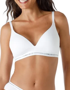 Donna LOVABLE Triangolo|Imbottiti-Reggiseno triangolo imbottito senza ferretto My in cotone modal, REF# L0DCQ
