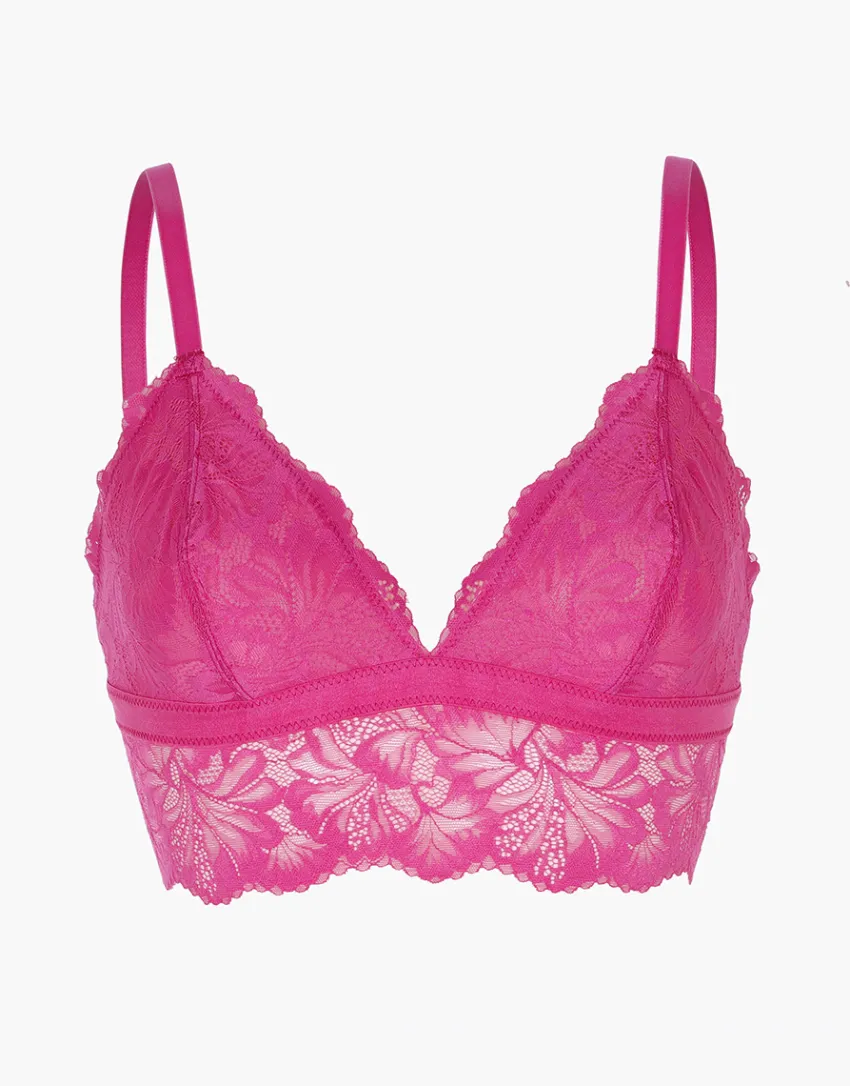 Donna LOVABLE Triangolo|Senza Ferretto-Reggiseno Triangolo Senza Ferretto Petal Lace in pizzo, REF# L0EOI