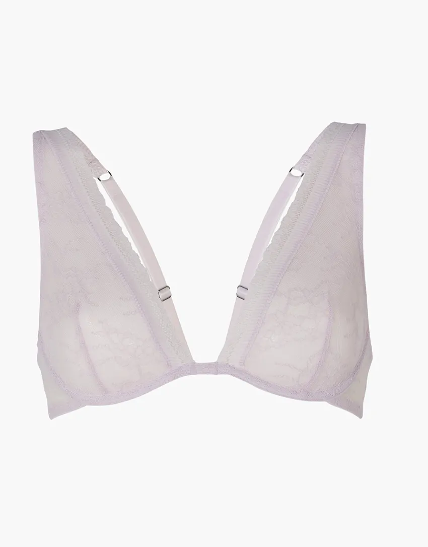 Donna LOVABLE Con Ferretto-Reggiseno Vela con Ferretto Romance Lace in pizzo, lillaREF# L0E9Q