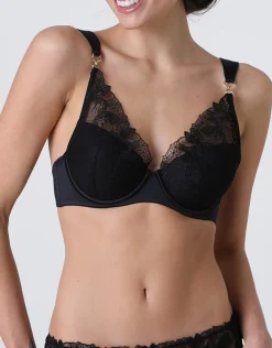 Donna LOVABLE Imbottiti|Con Ferretto-Reggiseno Vela Imbottito con Ferretto L'Elegance in pizzo, REF# L0EHE