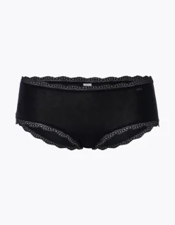 Donna LOVABLE Culotte-Shorty lovely in cotone elasticizzato e pizzo, REF# L0CW0