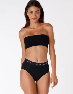 Donna LOVABLE Slip Da Ciclo Lavabili|Slip-Slip alto da ciclo lavabile flusso medio in cotone biologico certificato, REF# L0CLX