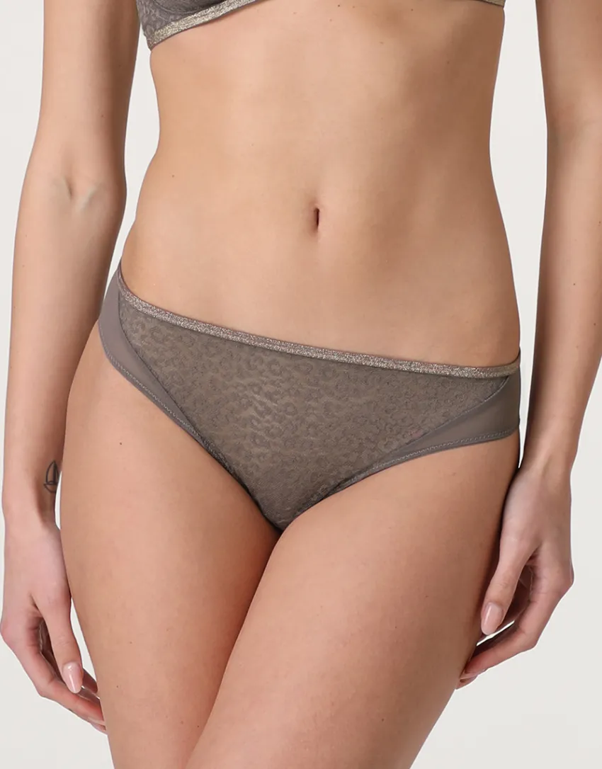 Donna LOVABLE Slip-Slip Animalier Mesh in tulle, REF# L0EO6