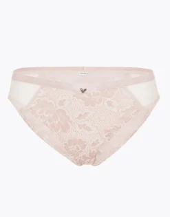 Donna LOVABLE Slip-Slip Anniversary Lace in pizzo riciclato e tulle, cipriaREF# L0CCG
