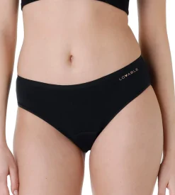 Donna LOVABLE Slip Assorbenti Quotidiani|Slip-Slip assorbente lavabile in cotone elasticizzato, REF# L0CIV