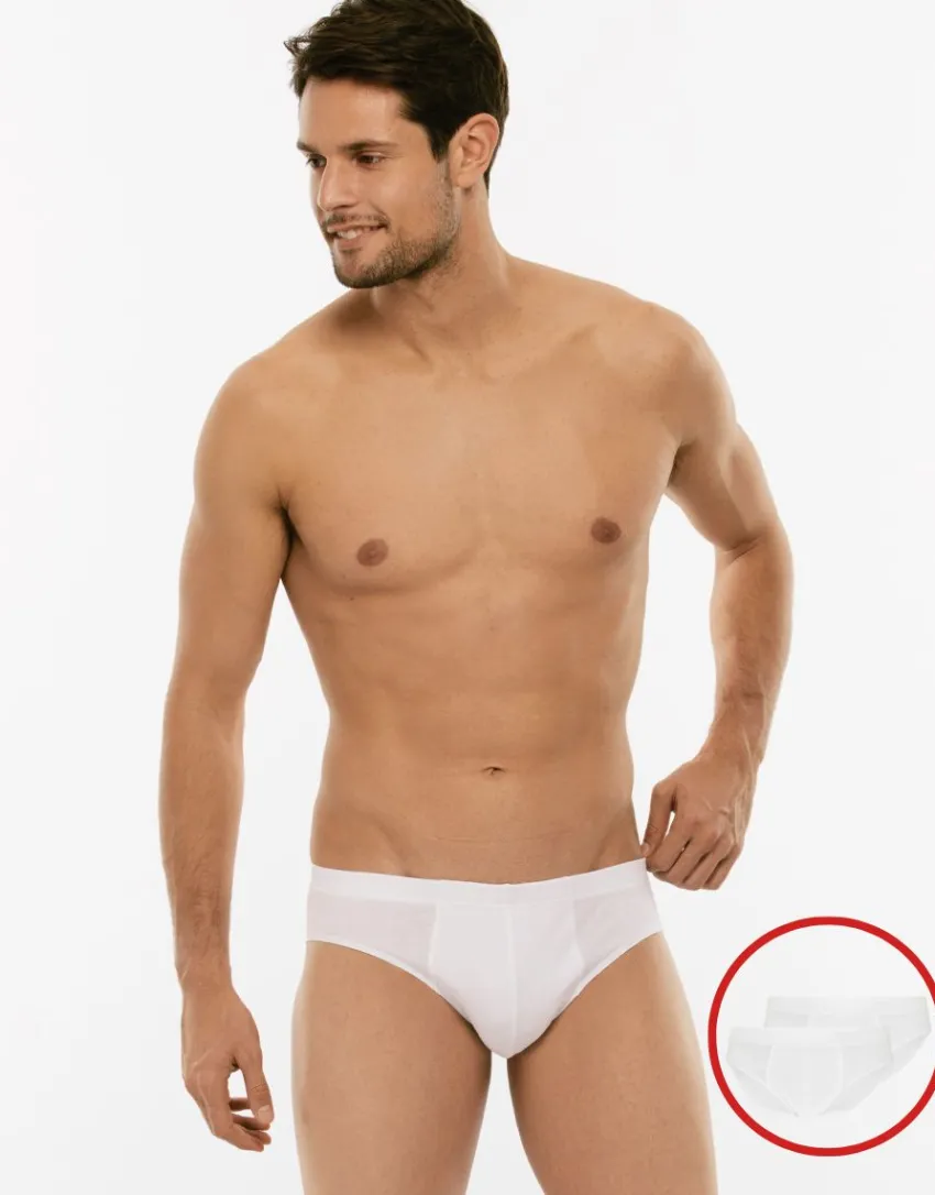 Uomo LOVABLE Multipack|Slip-Slip bipack 100% cotone Pure Cotton, REF# 05XL