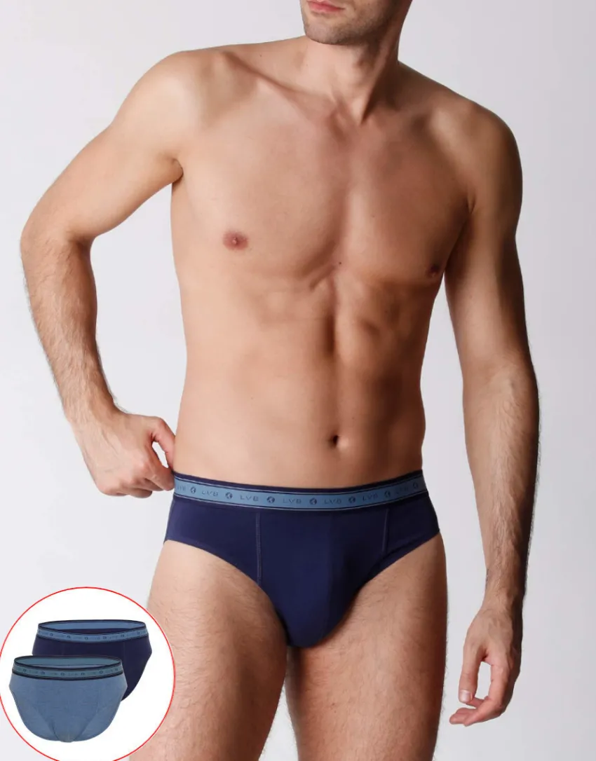 Uomo LOVABLE Multipack|Slip-Slip bipack uomo in cotone biologico, REF# L0A6D